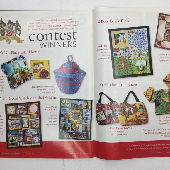 Fons & Porters Love of Quilting Magazine July August 2010 Easy Bias Techniques - Picture 13 of 14